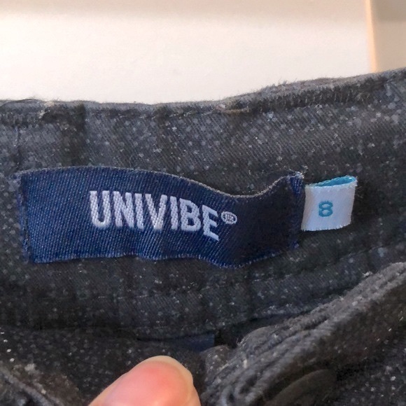 Lot of 2x [Champion] & [Univibe] Boys Sz M 8/10 Shorts - Black Plaid & Dark Gray - Picture 14 of 16